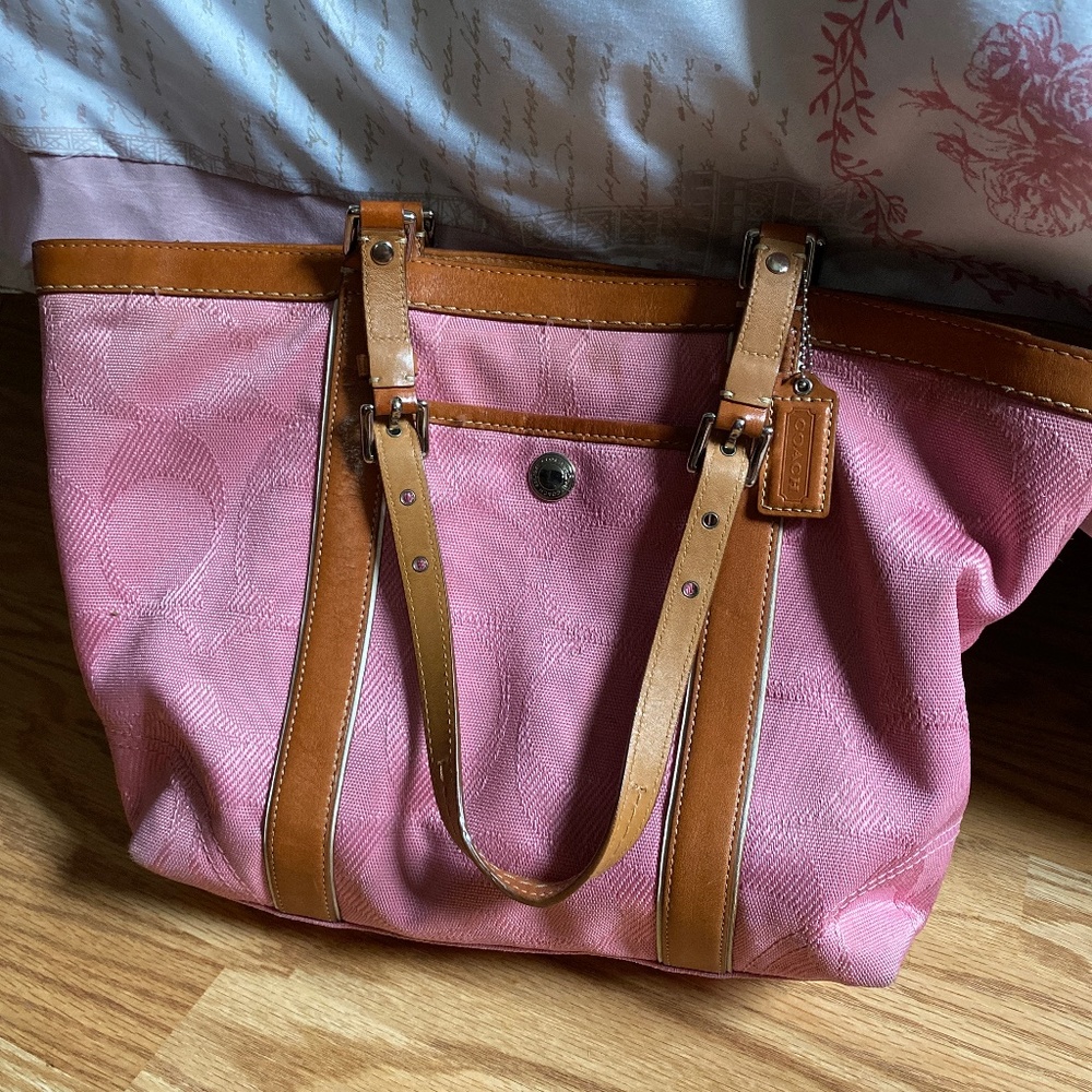 Coach hand bag, large